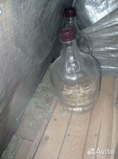 Бутылка стеклянная 5 литров