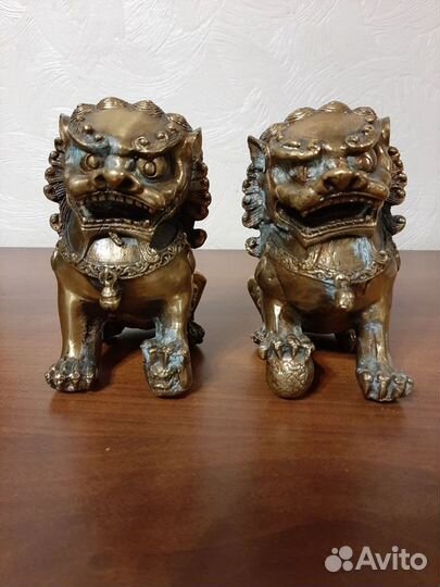 Собаки Фу Китайские статуэтки