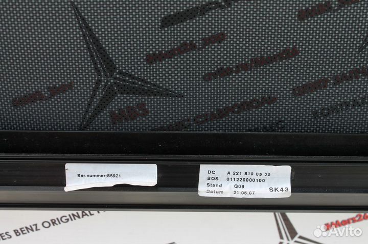 Шторки мерседес w221 лонг на задние двери
