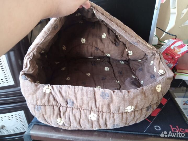 Лежанка домик для собаки