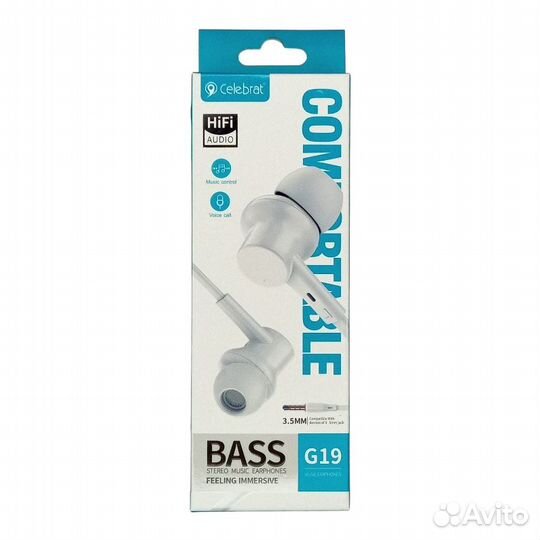 Наушники проводные Celebrat