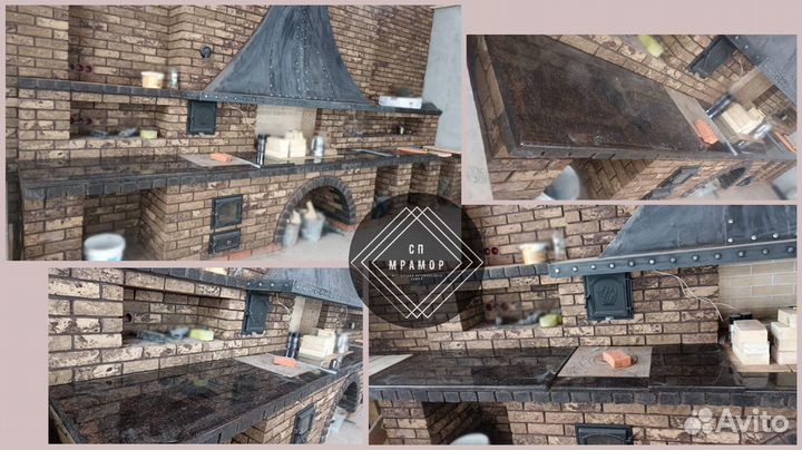 Столешница, подоконник, лестница, ступени из камня