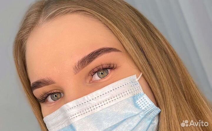 Коррекция и окрашивание бровей