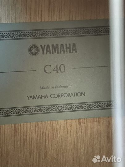 Гитара yamaha c40
