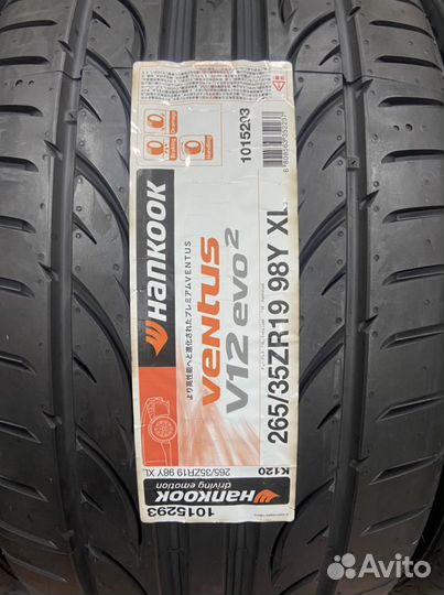 Hankook Ventus V12 Evo2 K120 265/35 R19 98Y