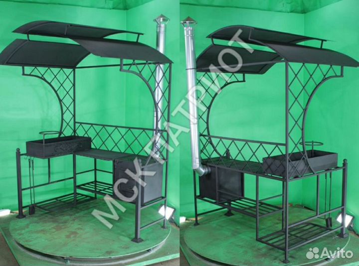 Беседка с мангалом