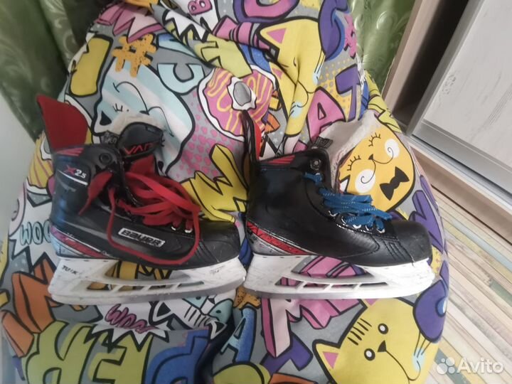 Хоккейные коньки bauer vapor Х2. 5