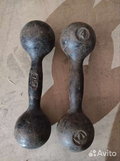 Штанга.Гантели 1кг 2кг 4кг