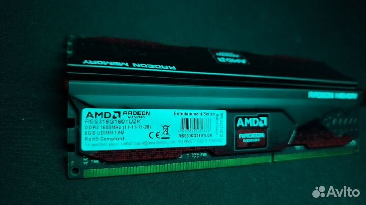 Amd Radeon memory ddr3 2*8гб