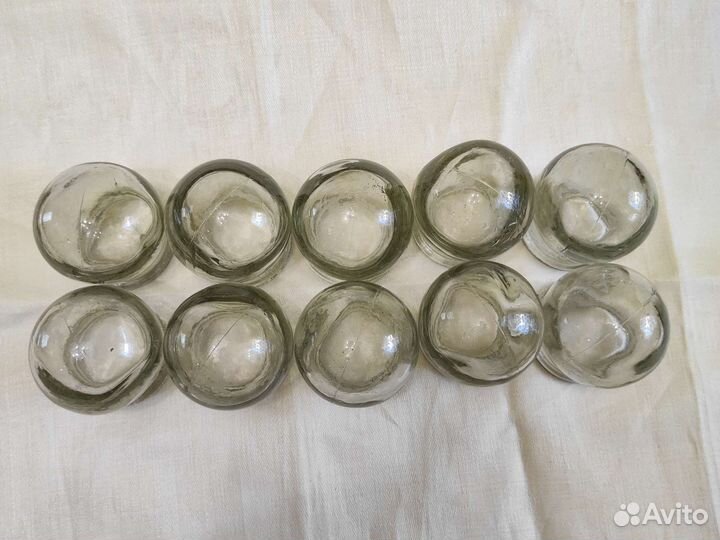 Банки стеклянные для массажа
