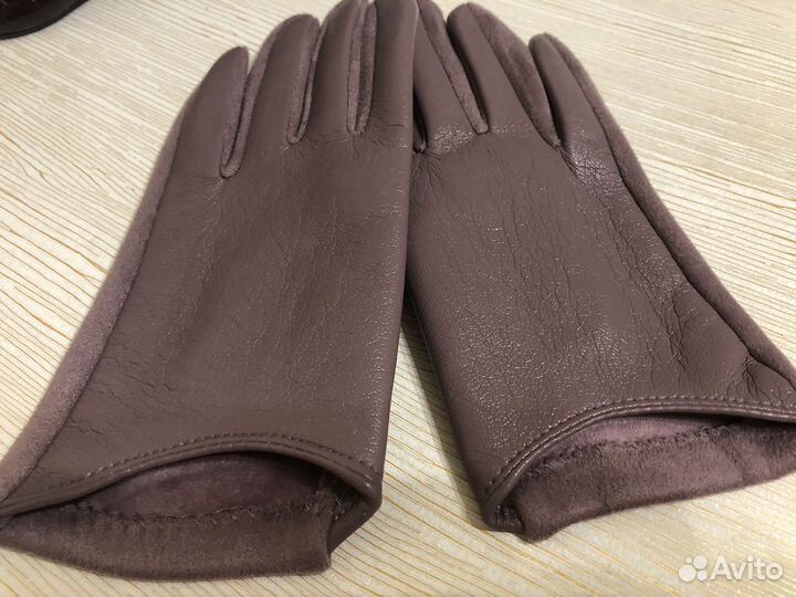 Перчатки женские кожаные 7.5 размер