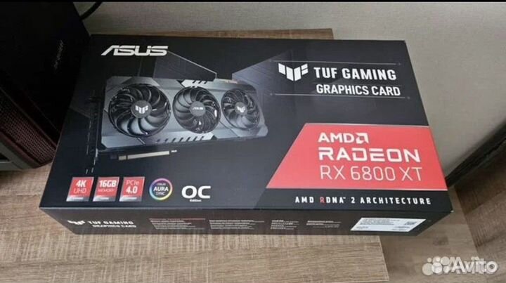 Видеокарта asus AMD Radeon RX 6800XT TUF