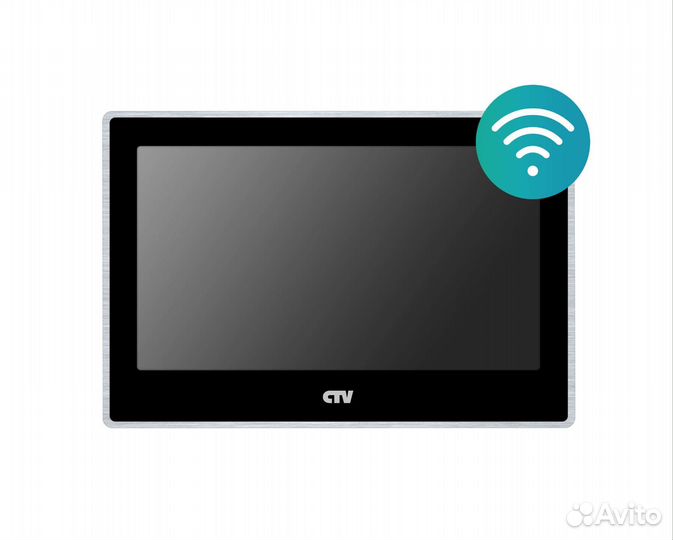 CTV-M5702 видеодомофон WiFi (Full HD) (чёрный)