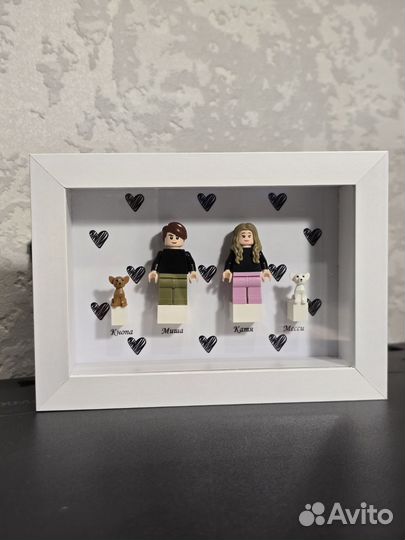 Lego человечки в рамке