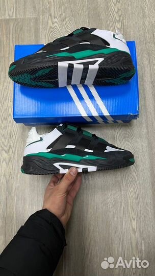 Кроссовки Adidas Niteball Black Green (36-45)