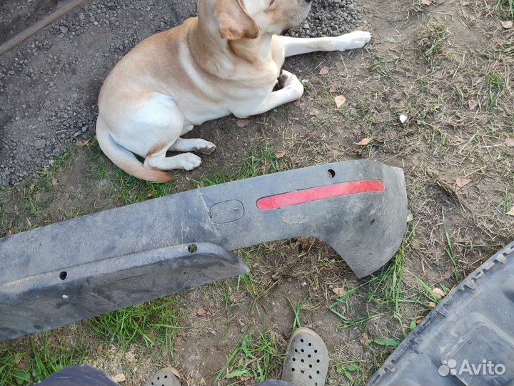 Нижняя часть заднего бампера touareg gp