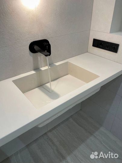 Раковина из бетона / Доставка