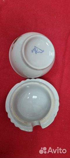 Солонка. Икорница. СССР. Дулево. Серия 