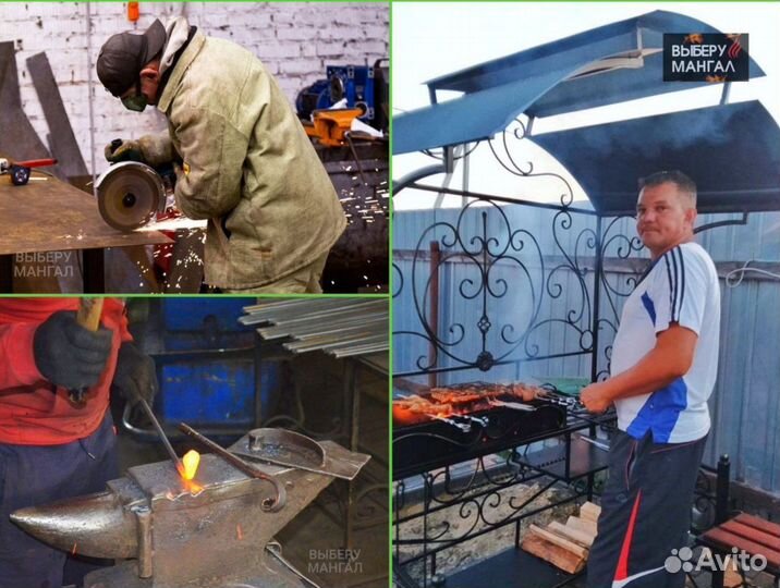 Беседка с мангалом