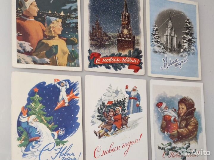 Открытки советские СССР почтовые карточки