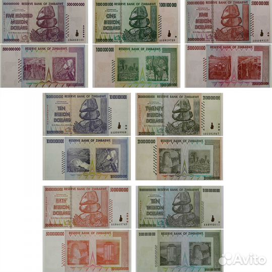 Банкноты Зимбабве