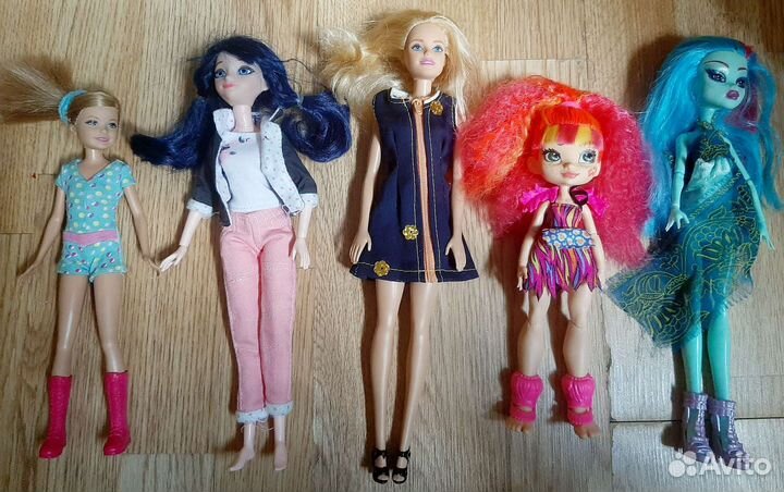 Куклы,очень много,барби, винкс, энчейнтималс и др