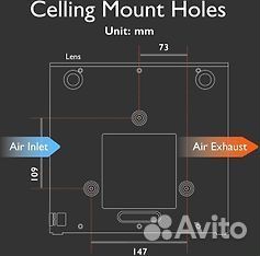 Новый проектор BenQ X1300i, белый