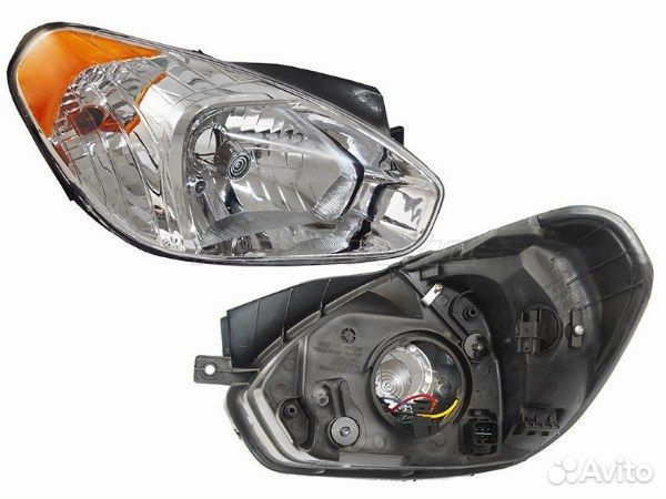 Фара hyundai accent 06-10