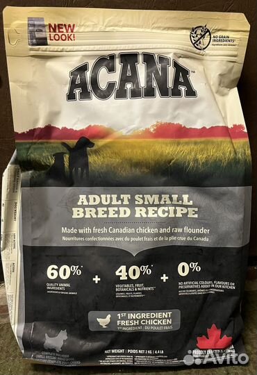 Корм для собак Acana Adult Small Breed, 2 кг