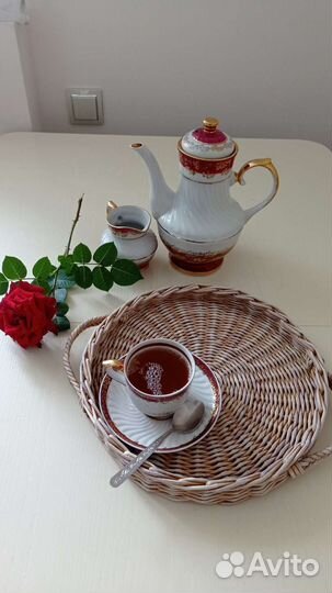 Плетеный поднос