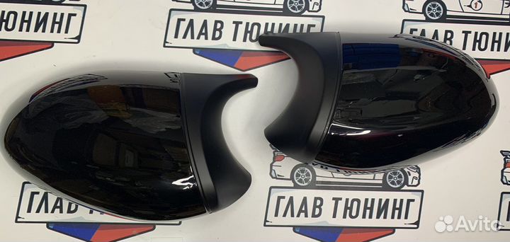 Накладки на зеркала BMW 3 E90 E91 E92 дорест 2.0