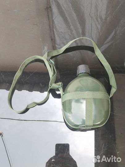 Фляжка походная алюминиевая новая