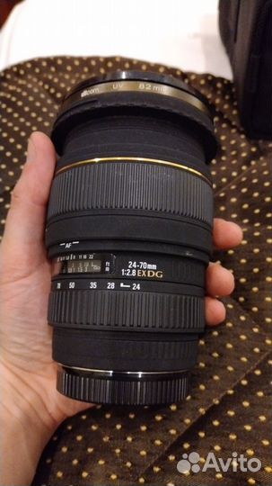 Обьектив Sigma 24-70 F2.8 EX DG для Canon