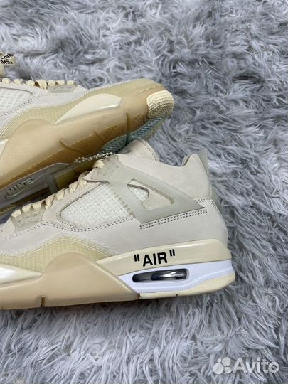 Кроссовки Nike Air Jordan 4 Retro Off-White Sail