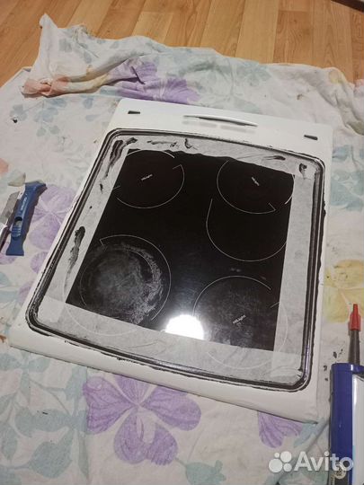 Замена стеклокерамики стекла духовки плиты