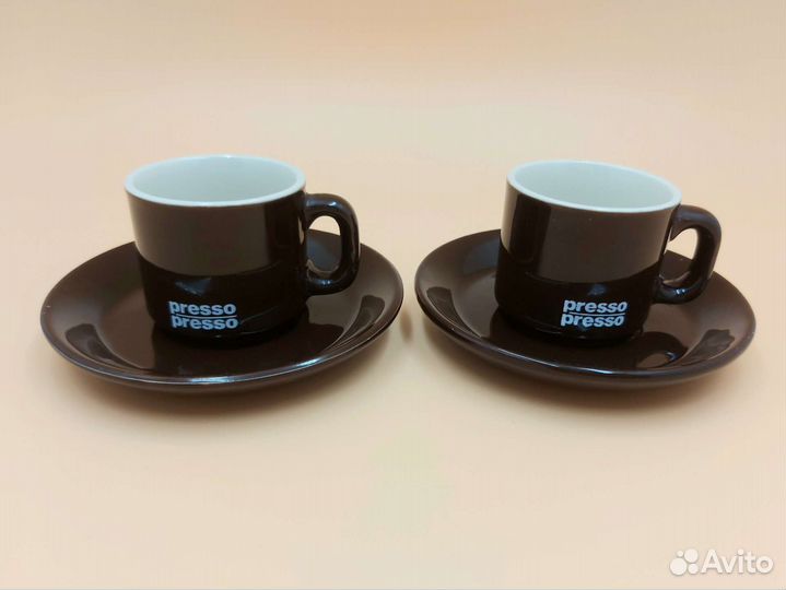 Кофейная пара* разные* эспрессо чашечки