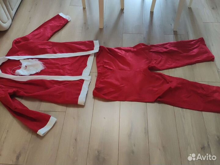 Костюм деда мороза взрослый бу