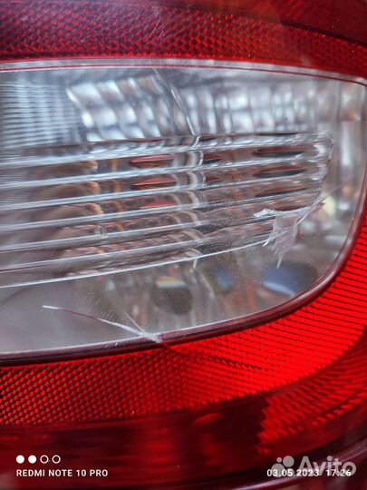 Фонарь задний, Шкода Октавия