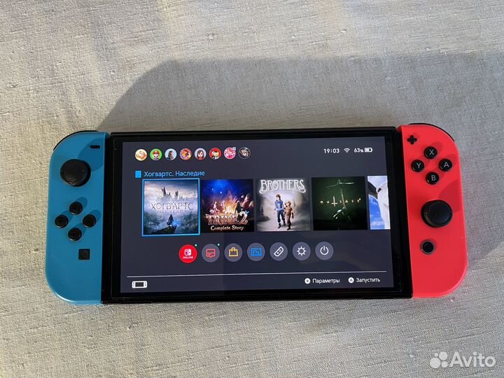 Nintendo switch oled с играми