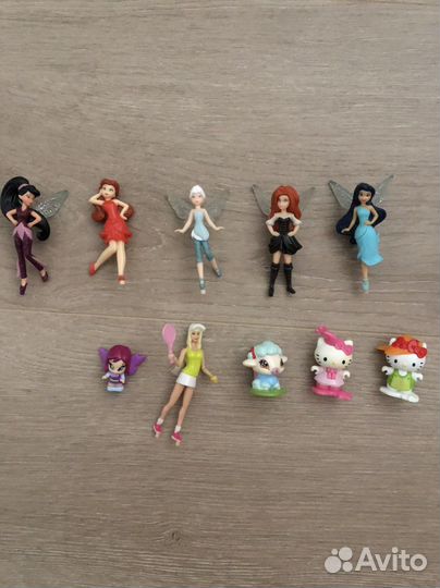 Фигурки из киндера. Феечки и другие