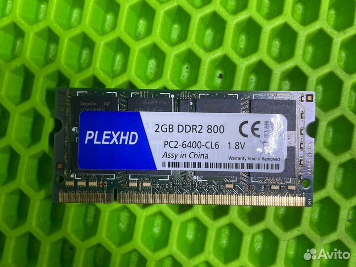 Новая ddr2 2 gb 800 sodimm на ноутбук