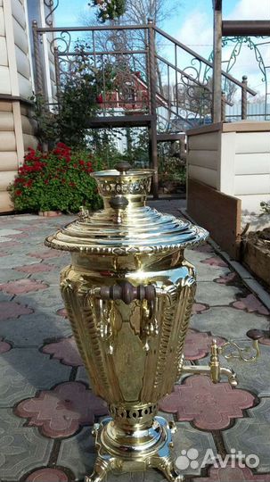 Самовар с венецианскими ручками