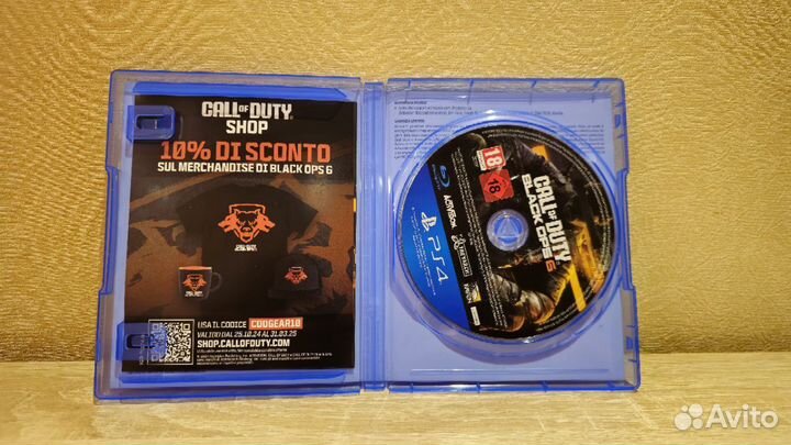 Диски на ps4 call of duty black ops 6