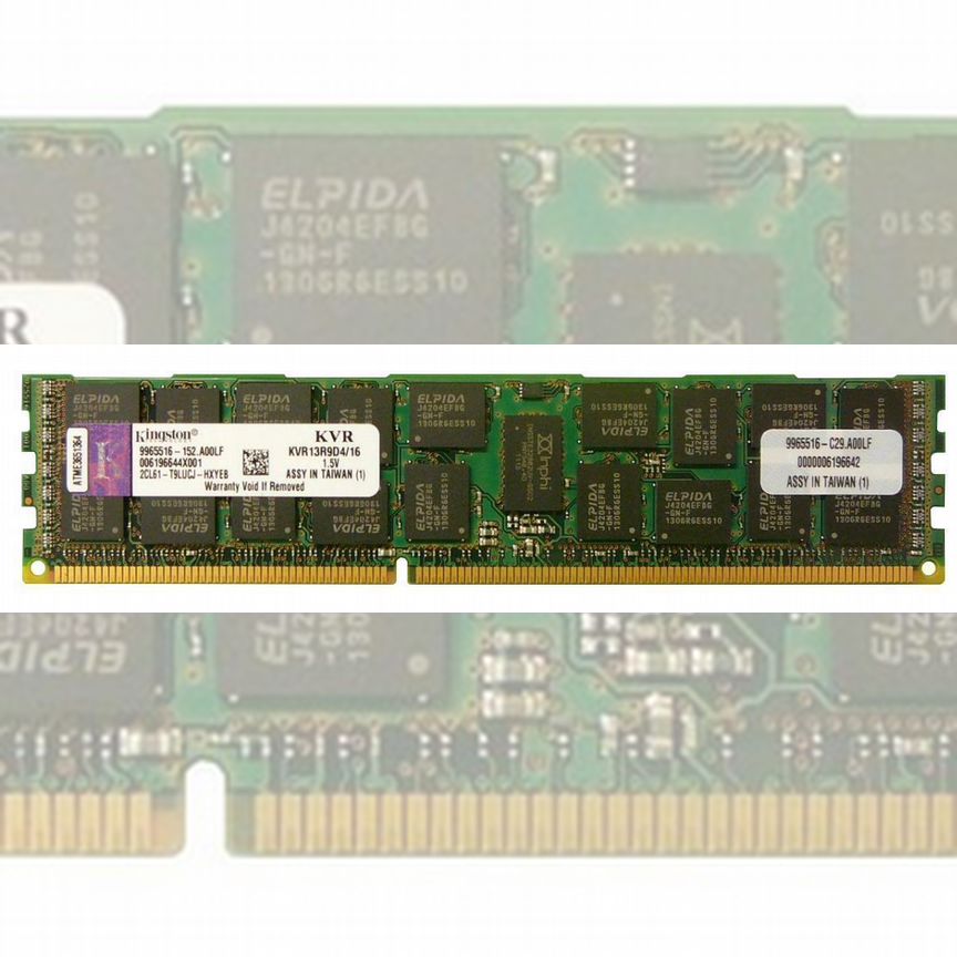 [KVR13R9D4/16] Оперативная Память Kingston 16gb Kvr13r9d4/16