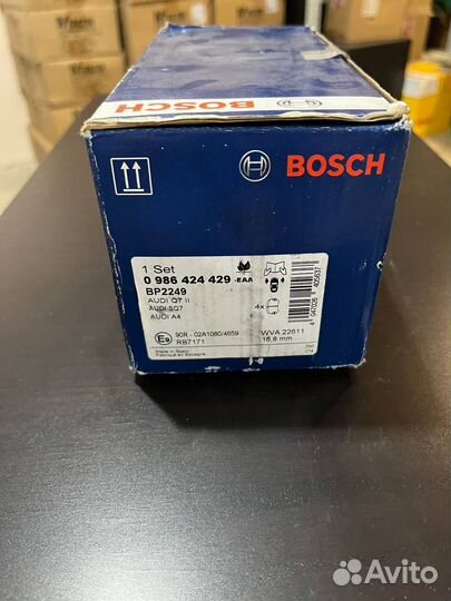 Колодки bosch 0986424429