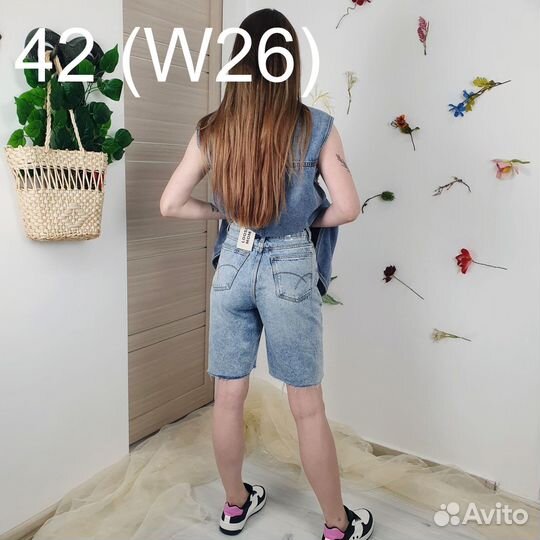 Удлиненные джинсовые шорты Ostin