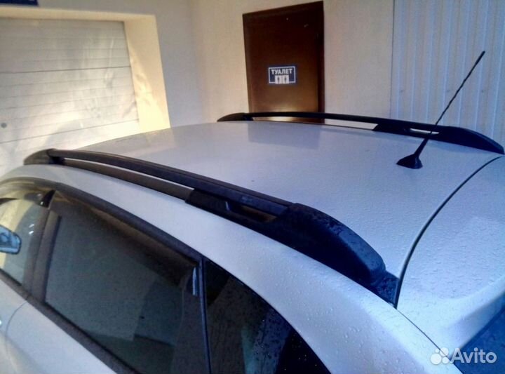 Рейлинги заводские Лада Икс Рэй черные