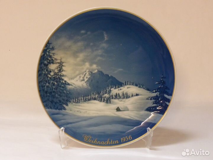 Рождественская тарелка Rosenthal, 1956 г
