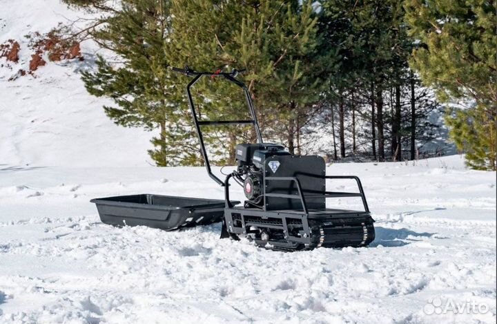 Мотобуксировщик Бурлак-М2 LRK