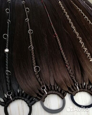 Накладной хвост / хвост на резинке / шиньон хвост